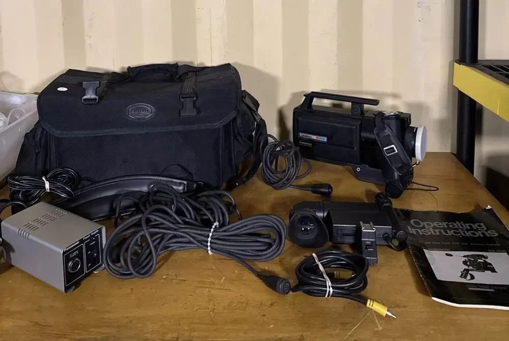 Panasonic Color Video Camera Omnipro PK-956 With Case Power Tested